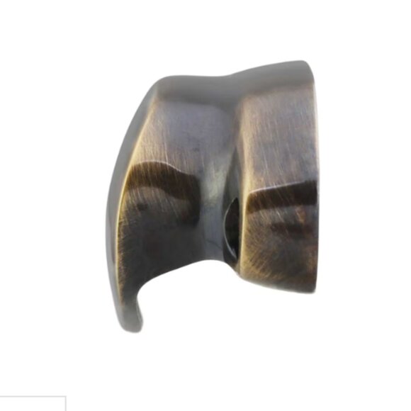 NEW House of Antique Hardware Cast Brass Oval Bin Pull Drawer Handle - Picture 4 of 7